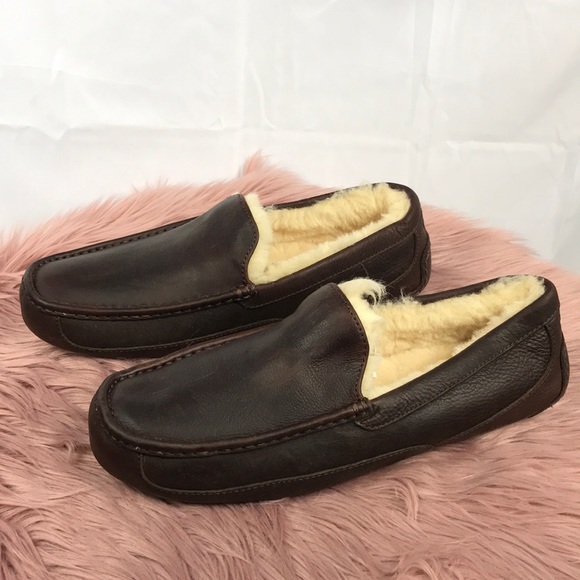 ascot leather slipper